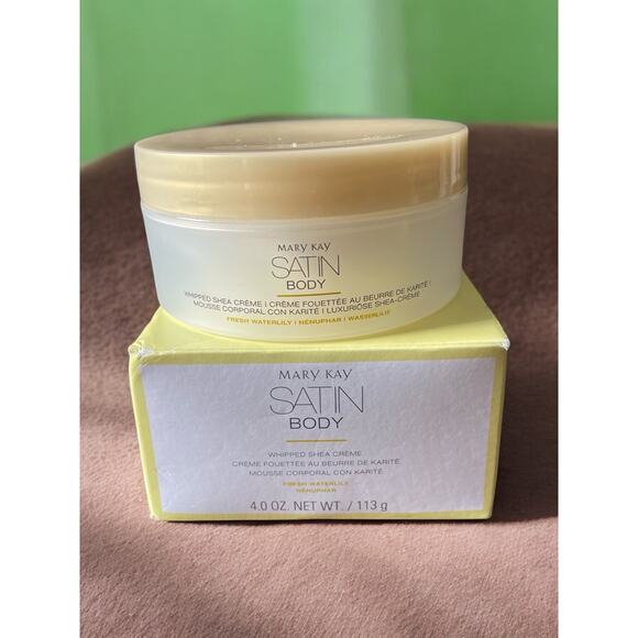 Mary Kay Satin Body Whipped Shea Creme FRESH WATERLILY 4.0 oz NEW in box - Picture 1 of 1